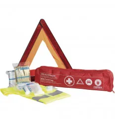 Kit securite triangle gilet et premier secour