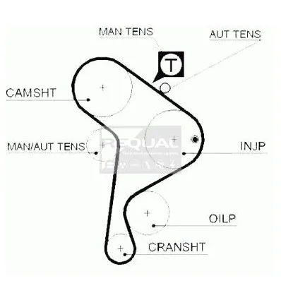 Timing kit for VW / Audi / Seat 1.9D