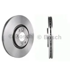Jeu de disques de frein avant Bosch pour Citroën C4 Peugeot 207 307