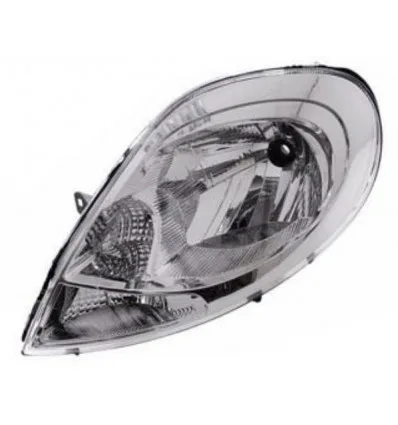 Front left electric headlight Nissan Opel Renault Silver Background