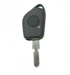 Coque de cle pour Peugeot 106 206 306 406 407 605 607 (1 bouton avec Emplacement Led)