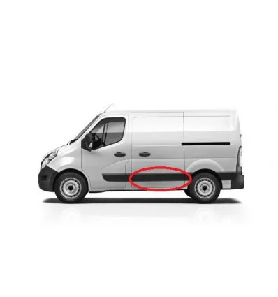Baguette de porte latérale gauche pour Nissan Interstar Opel Movano Renault Master
