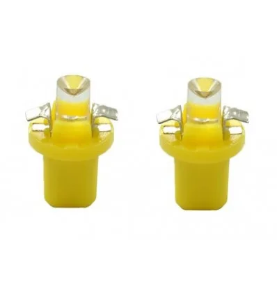 LED bulbs B8.50 Hollow Yellow 12V dashboard / signal lights