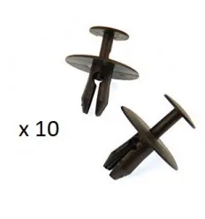 10 Clips de fixation panneau de porte pour Citroën Peugeot