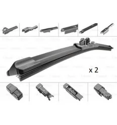 Essuies glaces avant pour Citroën C4 Picasso Opel Zafira Peugeot 3008 5008 Renault Scénic