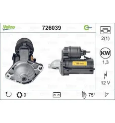 Démarreur pour Fiat Panda Opel Combo Corsa D Tigra