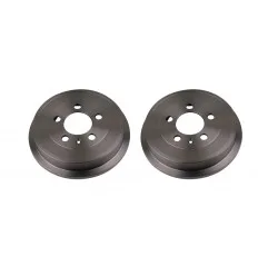 2 Tambours de frein arrière pour Audi A2 Seat Cordoba Ibiza 5 Škoda Fabia Volkswagen Polo
