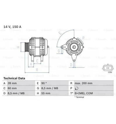 Alternateur Dacia Duster Lodgy Renault Clio 4 Kangoo Laguna Megane Scenic