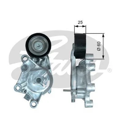 Galet enrouleur pour Citroën Berlingo C3 C4 DS Jumpy Peugeot 208 308 508 2008 3008 5008 Expert Parnter