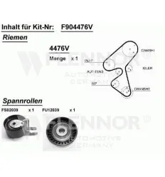 Distribution kit Peugeot 107 206 207 307 Citroen Xsara C2 C3 1.4 hdi DV4