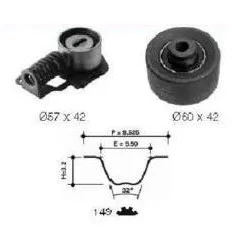Kit distribution 2.1 TD pour Citroën Evasion Xantia Xm Peugeot 406 806 605