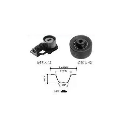 Distribution kit 2.1 TD Citroen Evasion Xantia Xm Peugeot 406 806 605