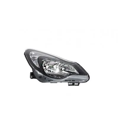 Headlight right Opel Corsa D