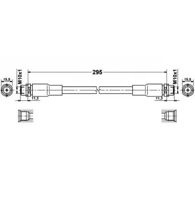 Front brake hose Vw Passat 3B Audi A4 A6