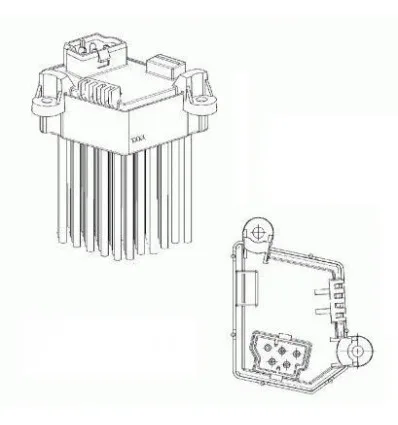 Pour BMW serie 3 E46 commande chauffage ventilation climatisation