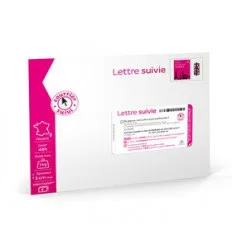 Shipping costs letter followed by 1kg
