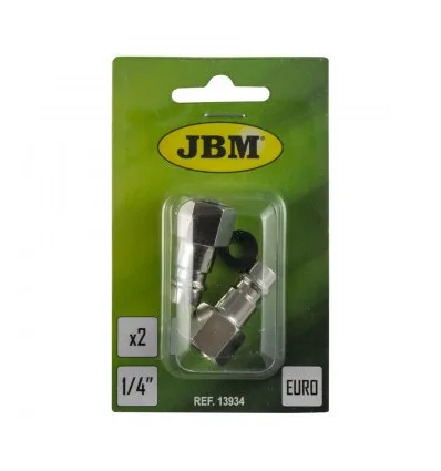 2x Connecteur mâle Eur - filetage femelle 1/4¨