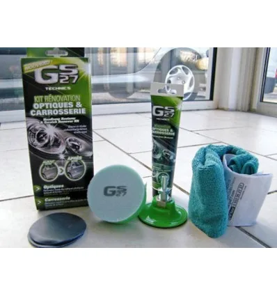 Optical, headlight and bodywork renovator kit
