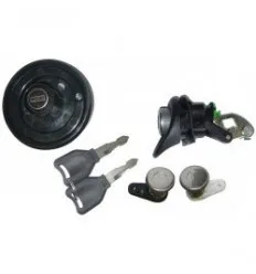 Kit Serrure Portes Coffre Bouchon Réservoir pour Renault Twingo