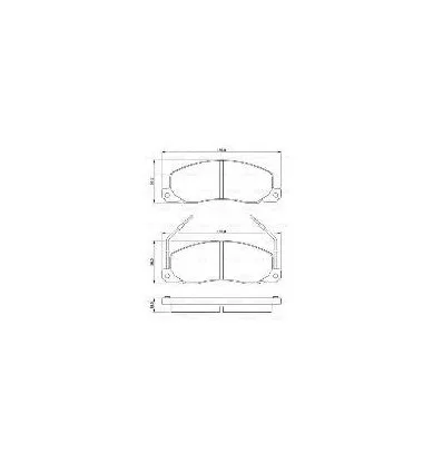 Plaquettes de frein avant Renault