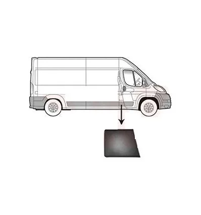 Jumper Ducato Boxer right side protection strip