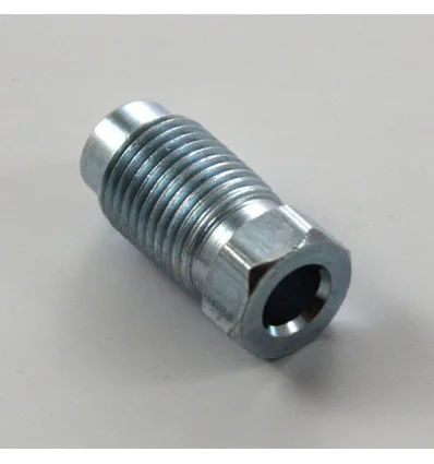 Bague écrou Mâle long 12x100 pour tuyau rigide 4.75mm