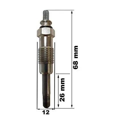 1 Glow plug Diesel Renault Megane 1 Scenic 1 1.9D 65cv