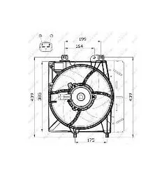 Ventilateur de refroidissement pour Peugeot Citroën