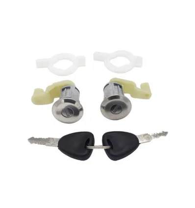 Lot de 2 barillets serrure de porte avant Renault Clio 2