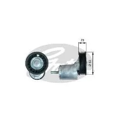 Galet tendeur de courroie d'accessoire pour Volkswagen 1.9 tDi