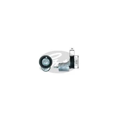 Accessory belt tensioner roller vw 1.9 tdi