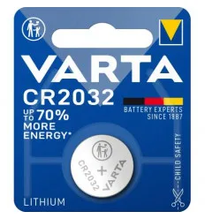 Pile CR2032 Varta Bouton Lithium 3V