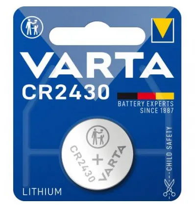Pile CR2430 Varta Bouton Lithium 3V