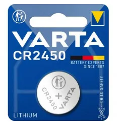 Pile CR2450 Varta Bouton Lithium 3V