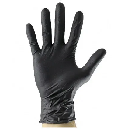 Boite gants noirs nitrile taille L