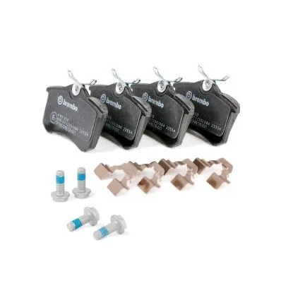 Plaquettes de frein arrière pour Audi Citroën Ford Peugeot Seat Skoda Volkswagen Brembo