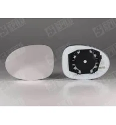 Glace de rétroviseur avec support G CH pour Renault TWINGO 10/98-