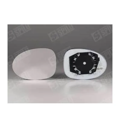 Glace de rétro avec support G CH pour RENAULT TWINGO 10/98-