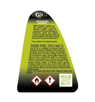 Détachant Résines carrosserie Auto & Moto - Produit d'entretien GS27