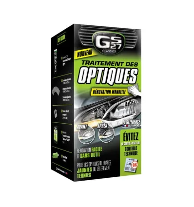 Kit de rénovation des optiques de phares GS27