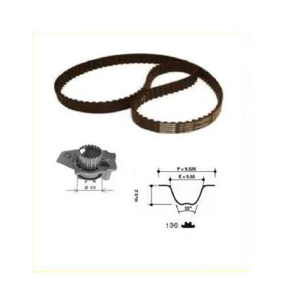 Timing Belt + Water Pump Kit Citroen Peugeot XUD Diesel and Turbo