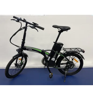 Vélo électrique pliable noir DUBLIN Evobike 36V 7.5AH 270 Wh