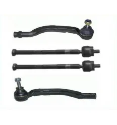 Lot de 2 biellettes avec 2 Rotules de direction Mégane 2 et pour Renault Scénic 2