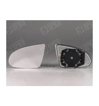 Mirror glass right with support Audi A2