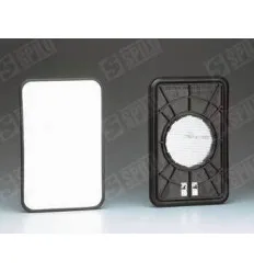 Glace de rétroviseur gauche avec support dégivrant pour Mercedes MB 100