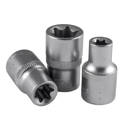 Douille 6 pans Torx 1/2" petit e16