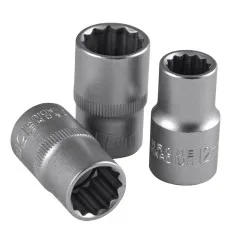 Douille 1/2" 12 pans XZN mini douille de 16mm
