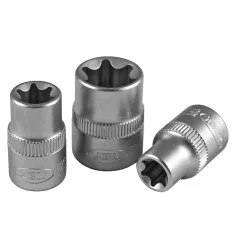 Douille 6 pans Torx 3/8" e11