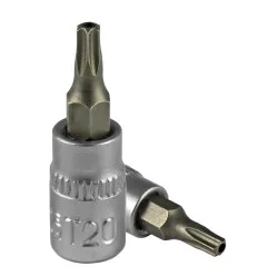 Tête pour manche tournevis tx - inv t9 1/4"