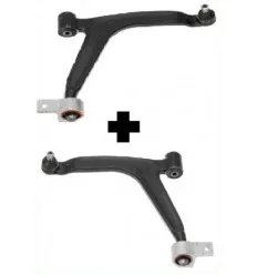 Lot de 2 Triangles de Suspension avec Rotules Partner pour Citroën Berlingo Picasso
